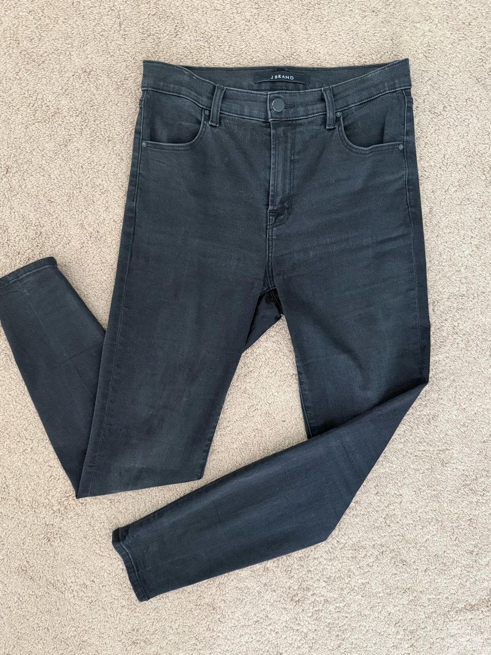 J Brand Women’s Alana High Rise Crop Jeans Black Wash Size 27